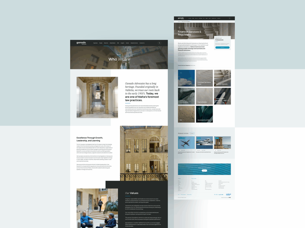 Ganado Advocates Website Designed By Think Mock Up