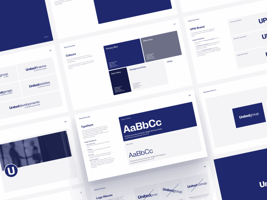 United Group Refining Brand Identity